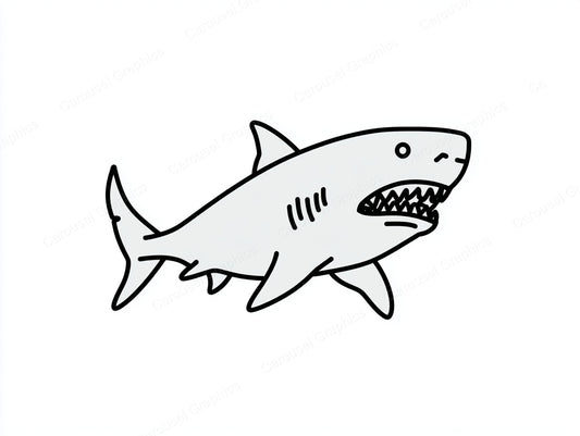 Shark Vector Graphic preview