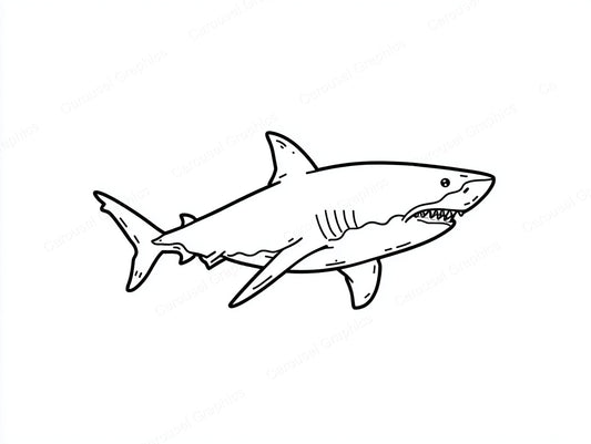 Shark Vector Graphic preview
