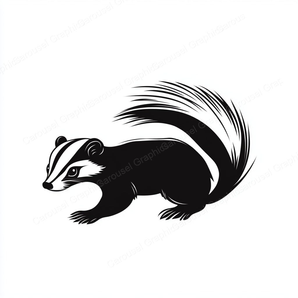 Skunk Vector Graphic preview
