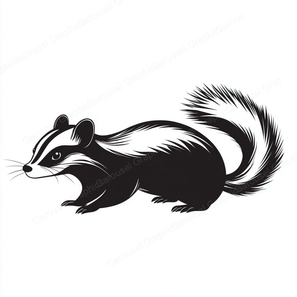 Skunk Vector Graphic preview