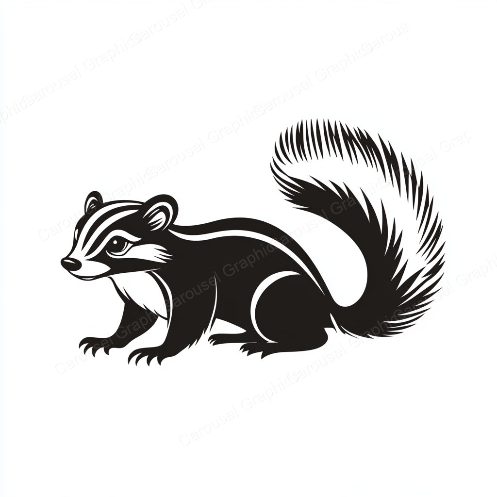 Skunk Vector Graphic preview
