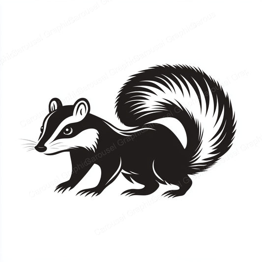 Skunk Vector Graphic preview