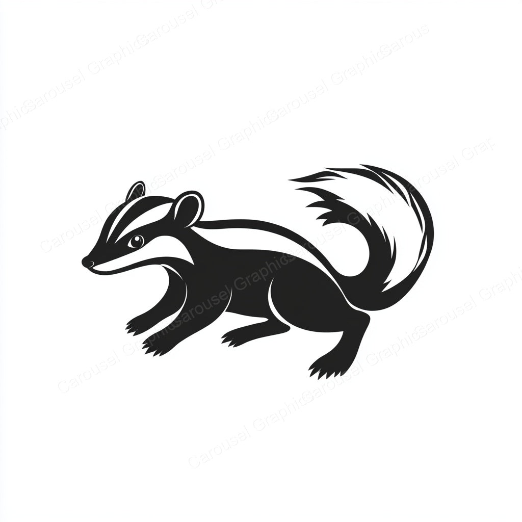 Skunk Vector Graphic preview