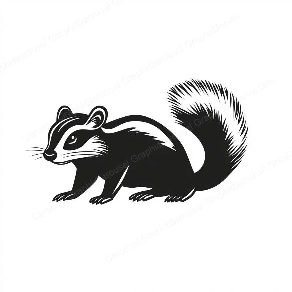 Skunk Vector Graphic preview