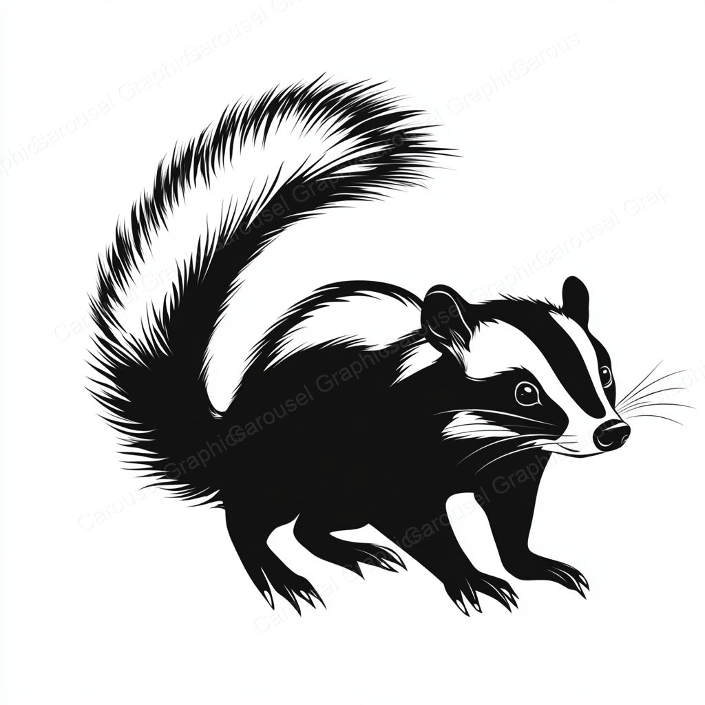 Skunk Vector Graphic preview