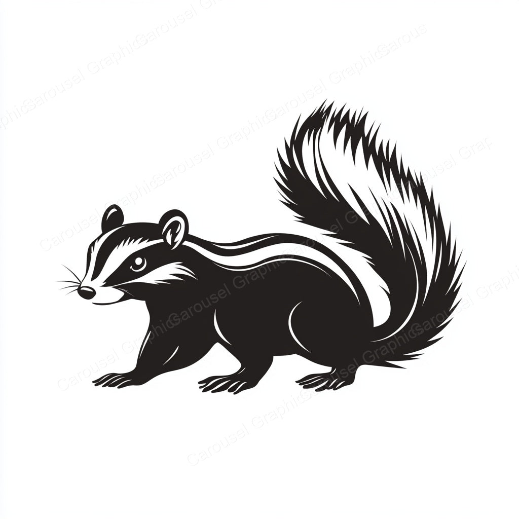 Skunk Vector Graphic preview