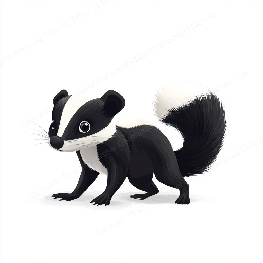 Skunk Vector Graphic preview