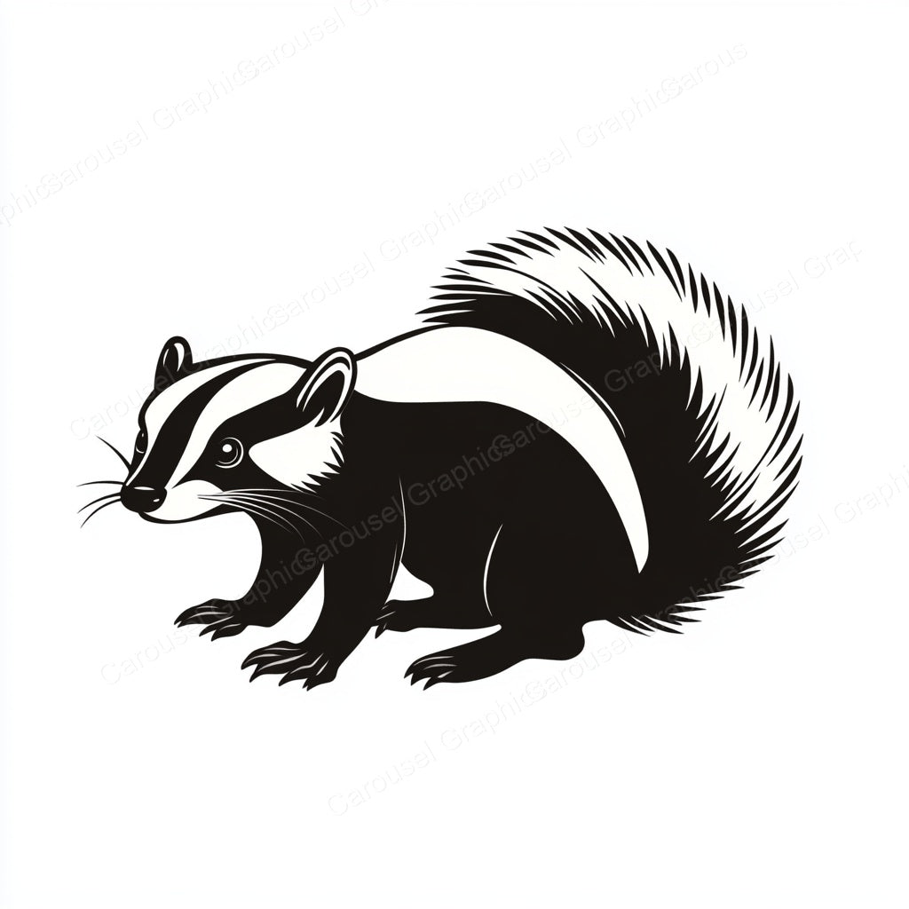 Skunk Vector Graphic preview