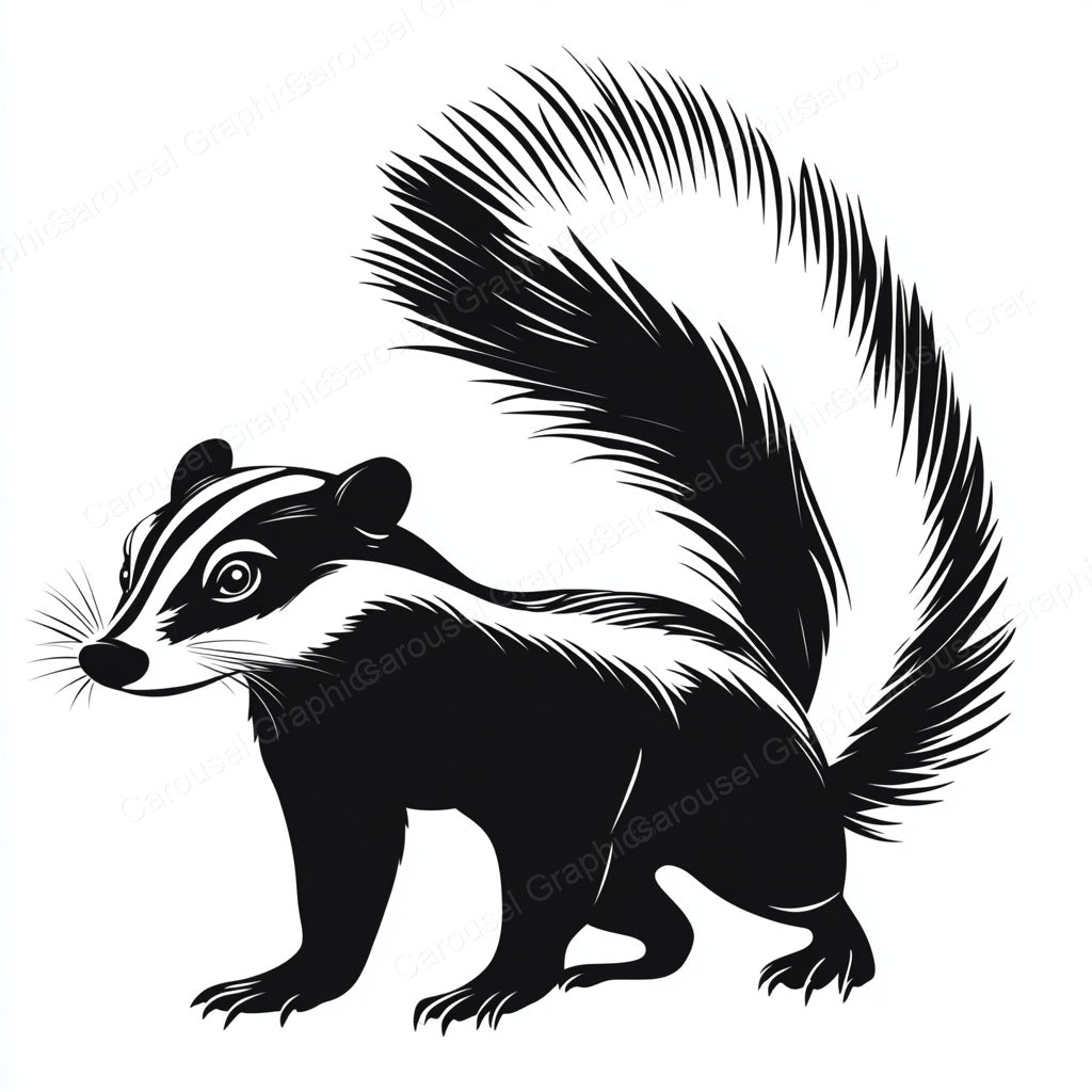 Skunk Vector Graphic preview