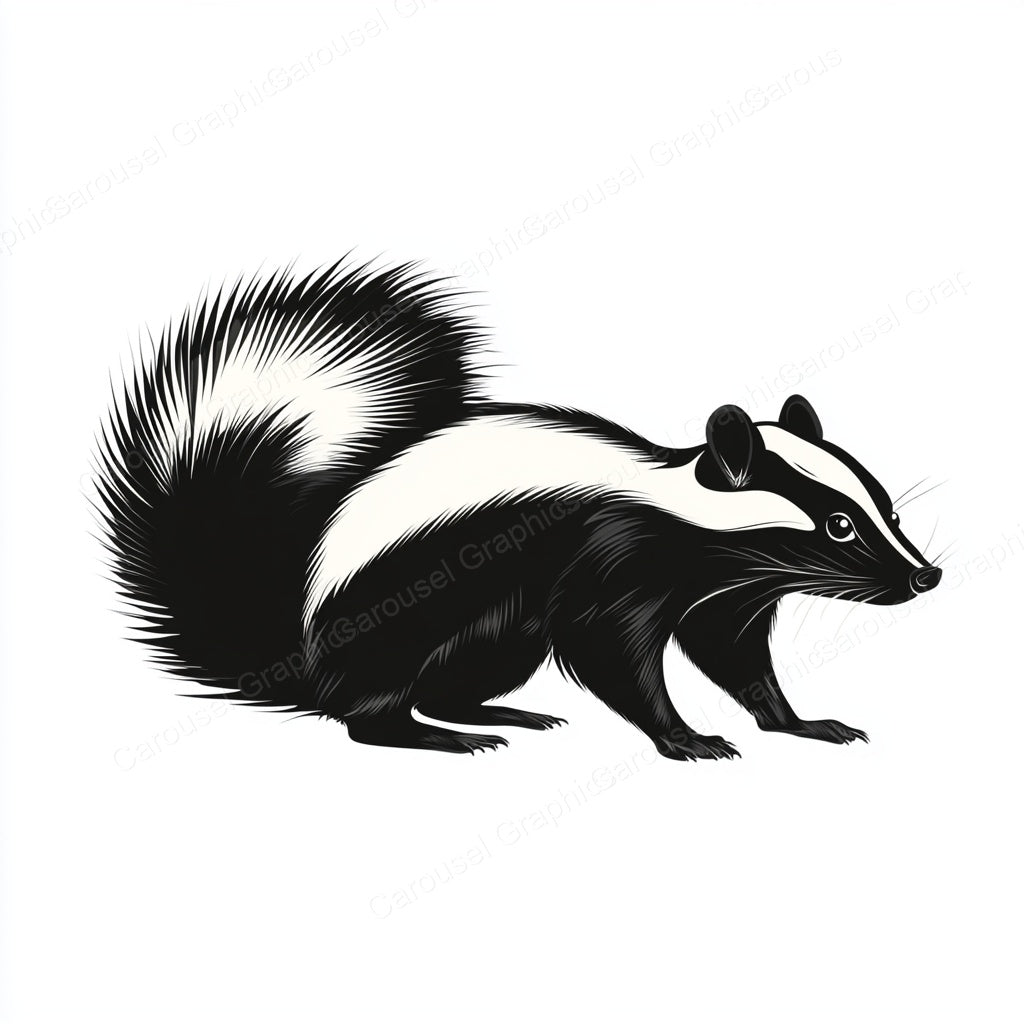 Skunk Vector Graphic preview
