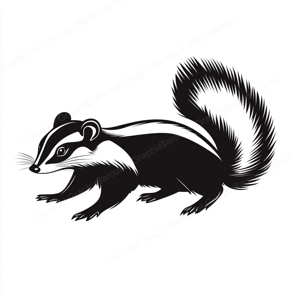 Skunk Vector Graphic preview