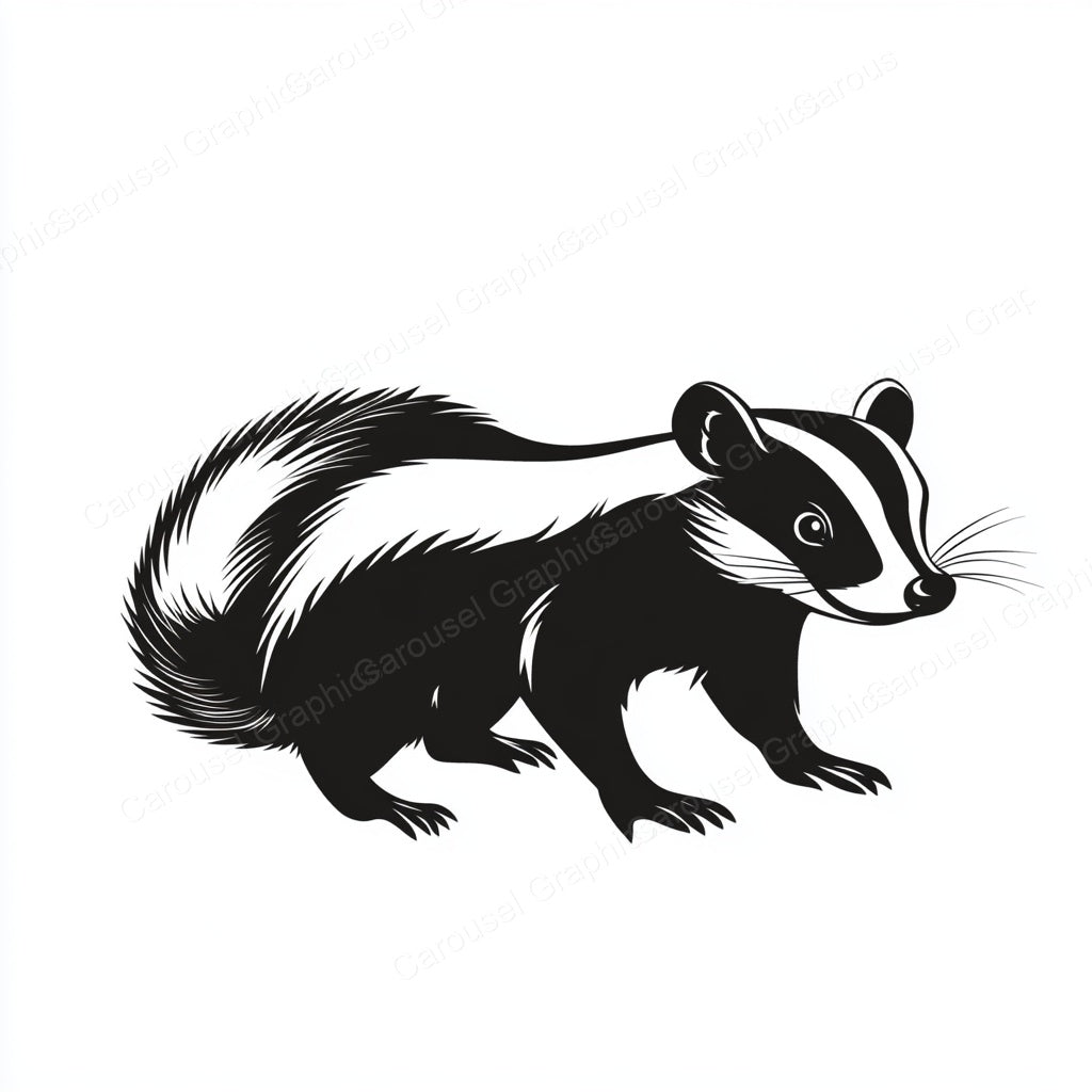 Skunk Vector Graphic preview