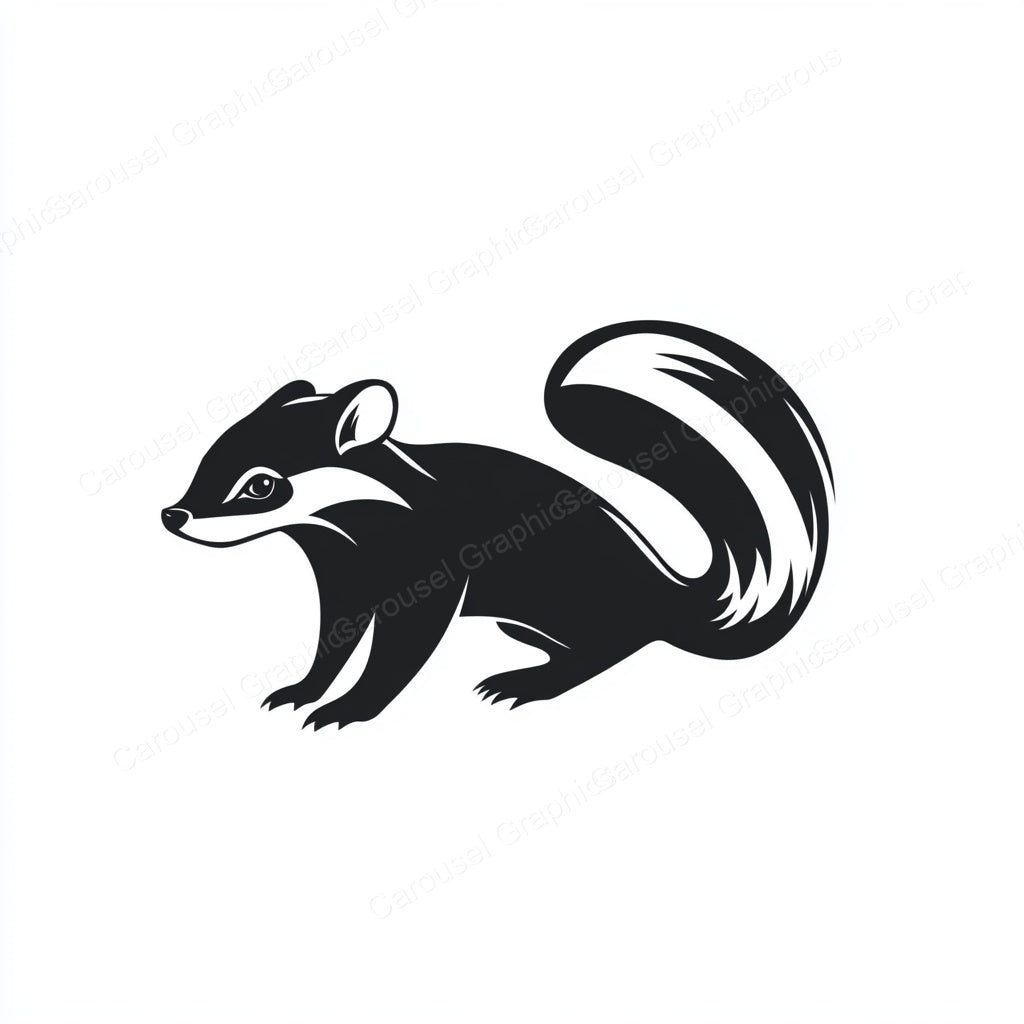 Skunk Vector Graphic preview