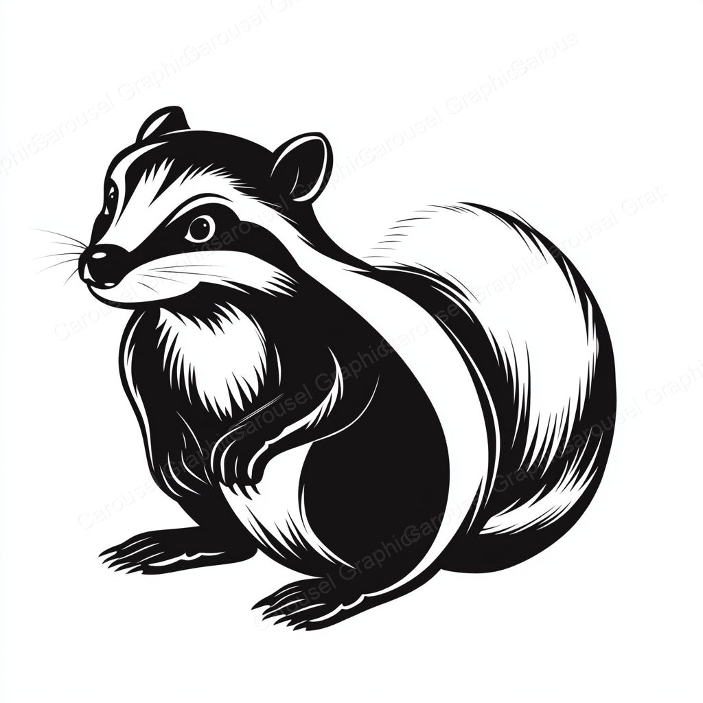 Skunk Vector Graphic preview