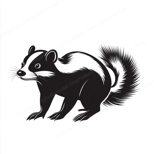 Skunk Vector Graphic preview