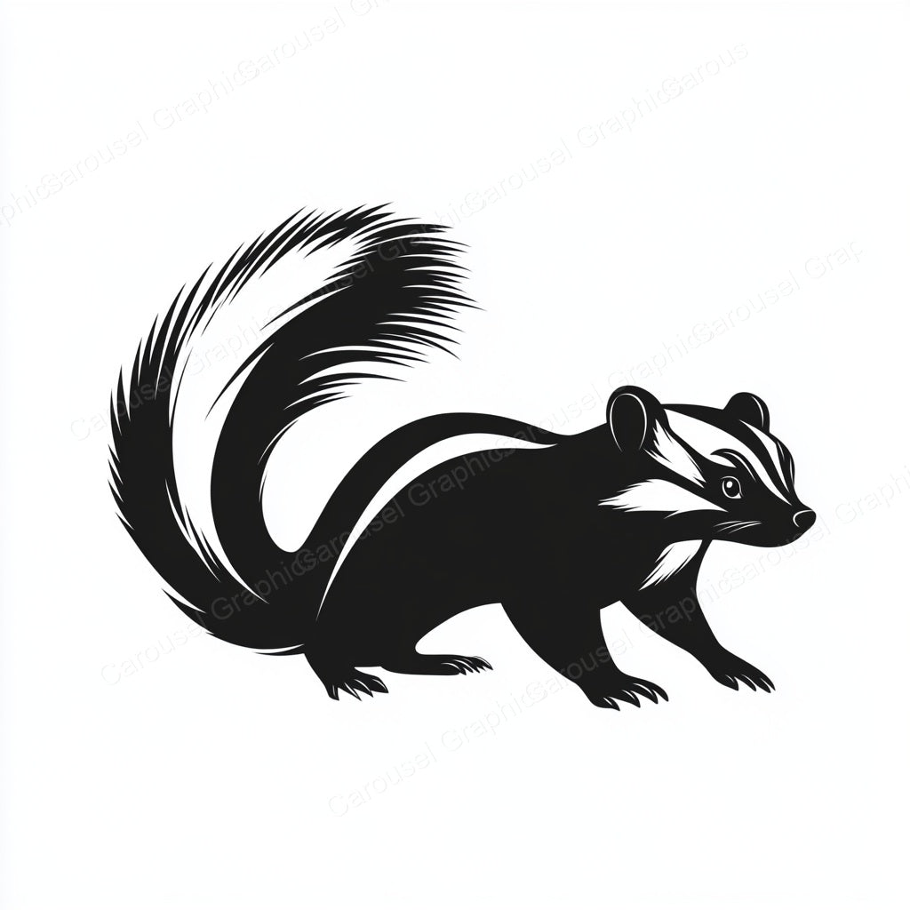 Skunk Vector Graphic preview