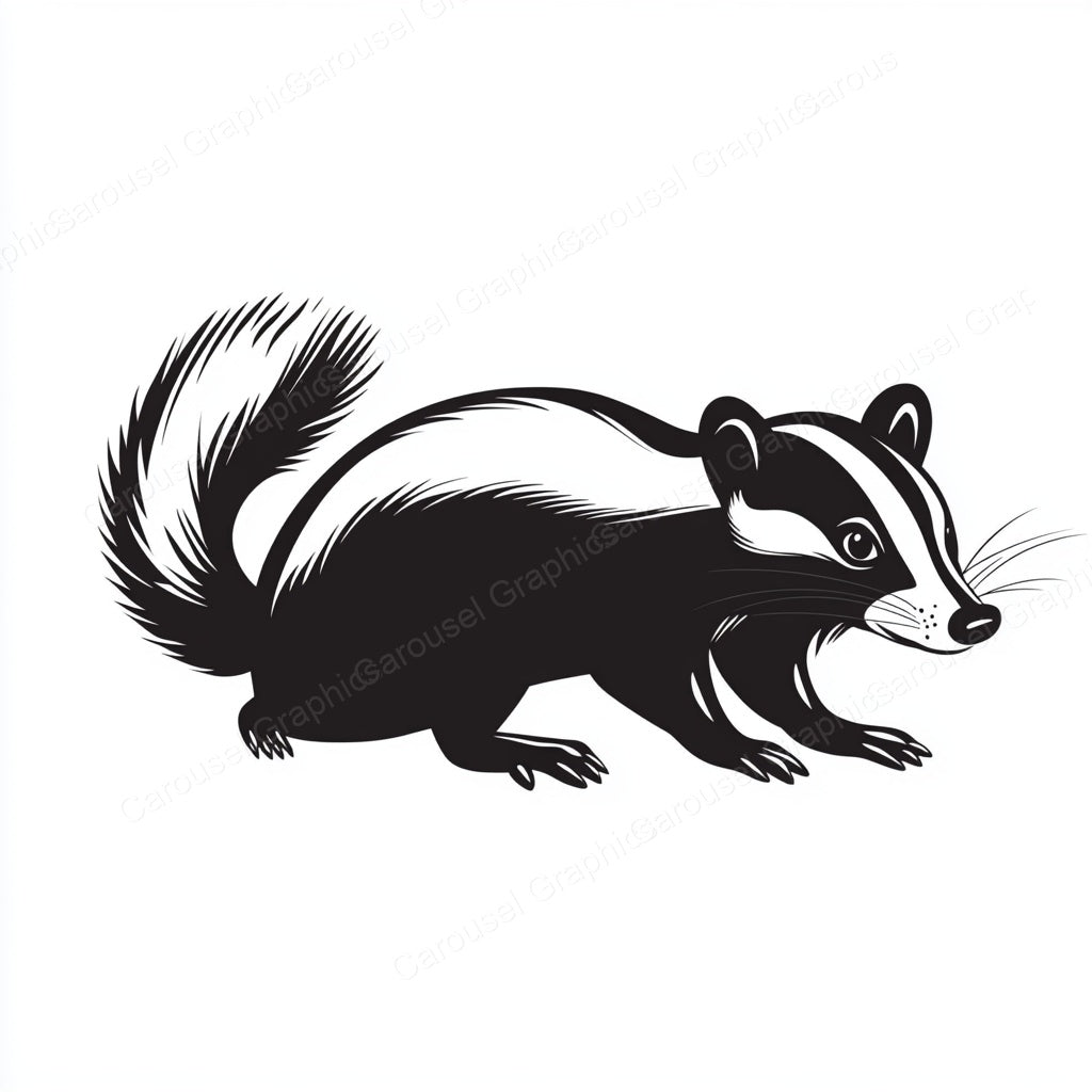 Skunk Vector Graphic preview