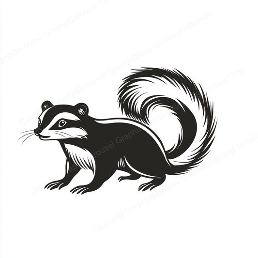 Skunk Vector Graphic preview