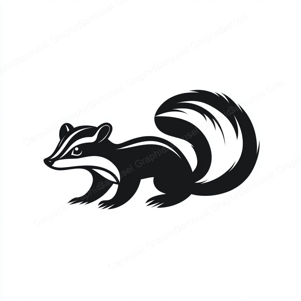 Skunk Vector Graphic preview