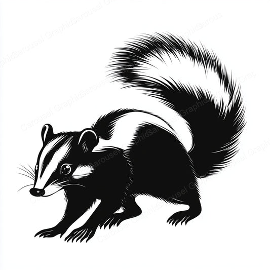 Skunk Vector Graphic preview