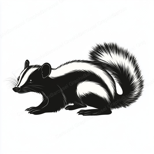 Skunk Vector Graphic preview