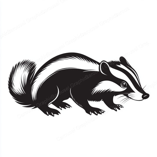Skunk Vector Graphic preview