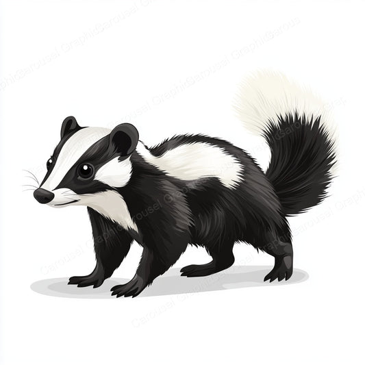 Skunk Vector Graphic preview