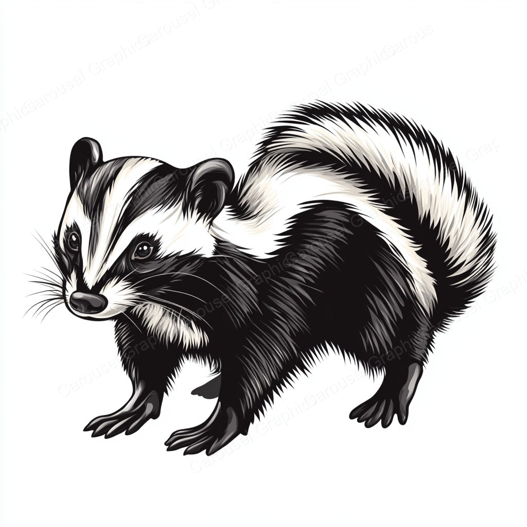 Skunk Vector Graphic preview