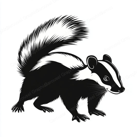 Skunk Vector Graphic preview