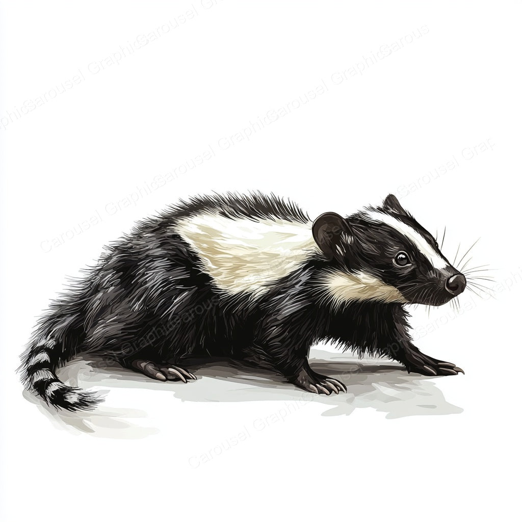 Skunk Vector Graphic preview