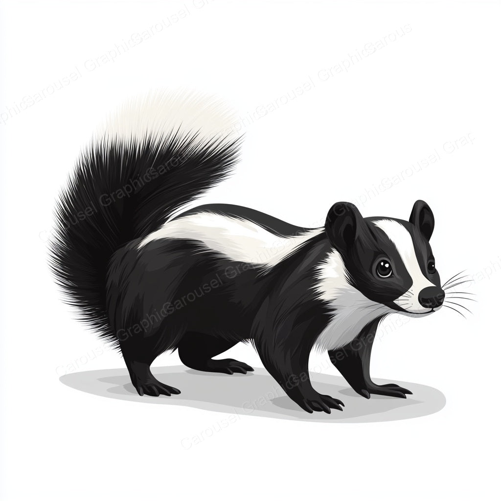 Skunk Vector Graphic preview