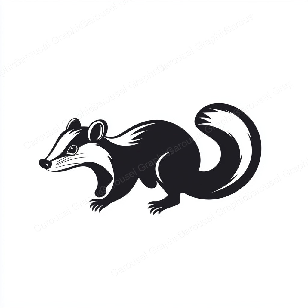 Skunk Vector Graphic preview