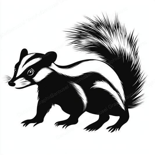 Skunk Vector Graphic preview