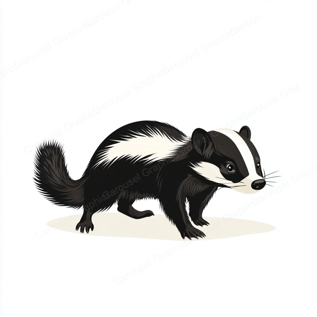 Skunk Vector Graphic preview