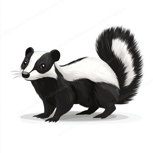 Skunk Vector Graphic preview