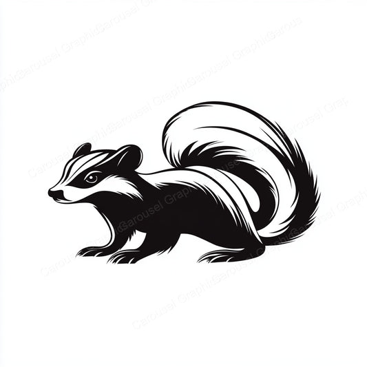 Skunk Vector Graphic preview