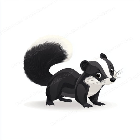 Skunk Vector Graphic preview