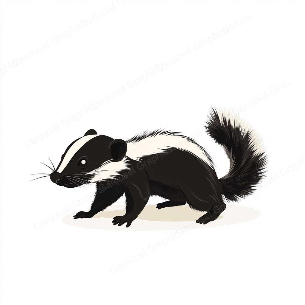 Skunk Vector Graphic preview