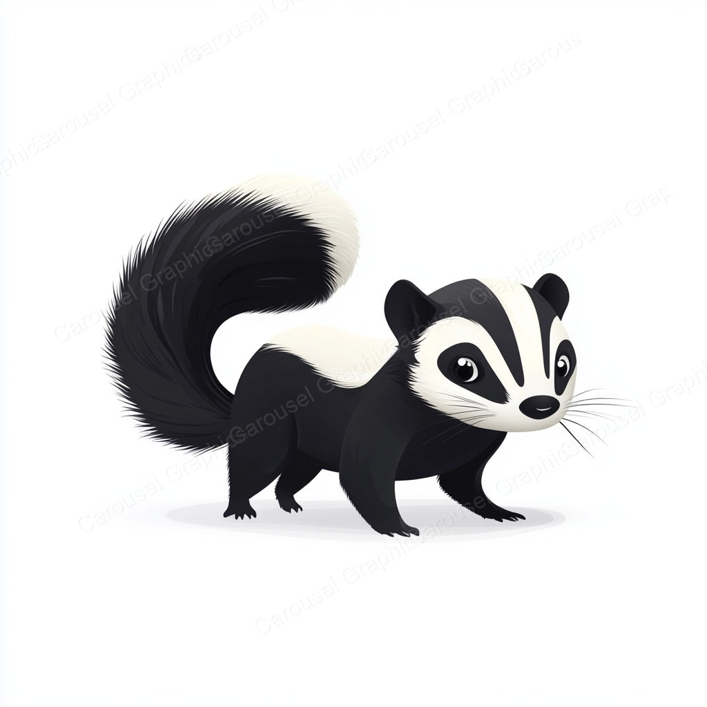 Skunk Vector Graphic preview