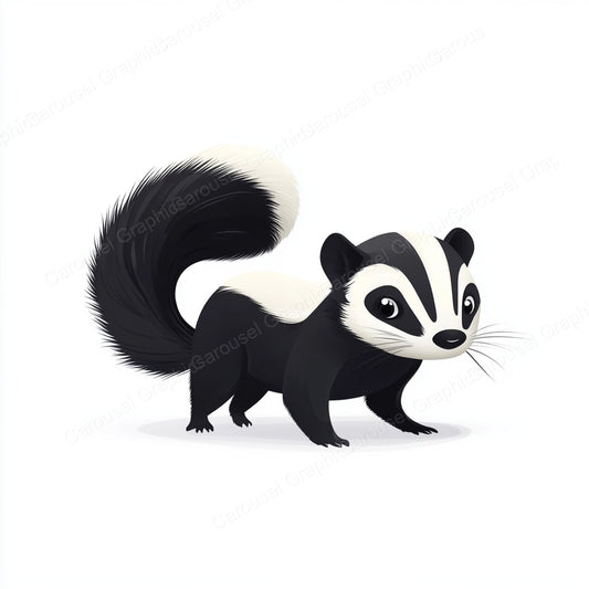 Skunk Vector Graphic preview