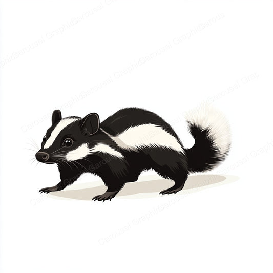 Skunk Vector Graphic preview