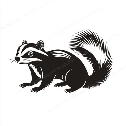 Skunk Vector Graphic preview