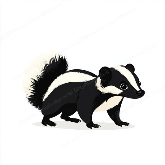 Skunk Vector Graphic preview