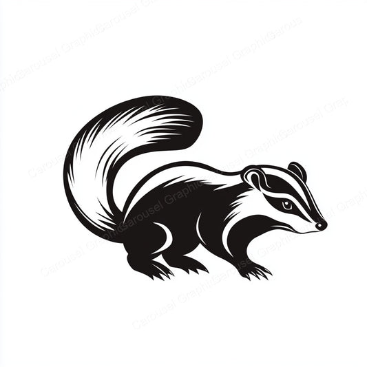 Skunk Vector Graphic preview