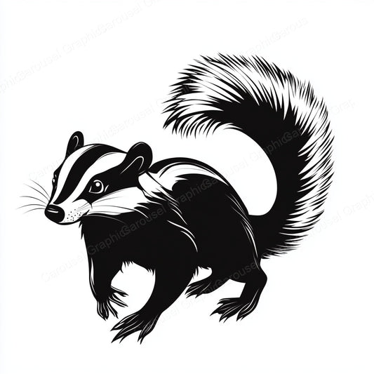 Skunk Vector Graphic preview