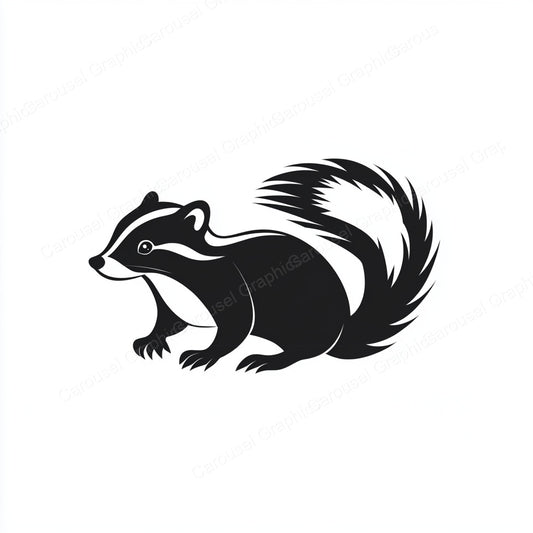 Skunk Vector Graphic preview