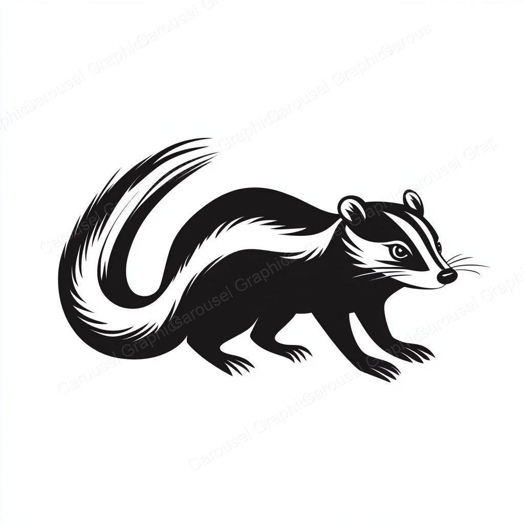 Skunk Vector Graphic preview