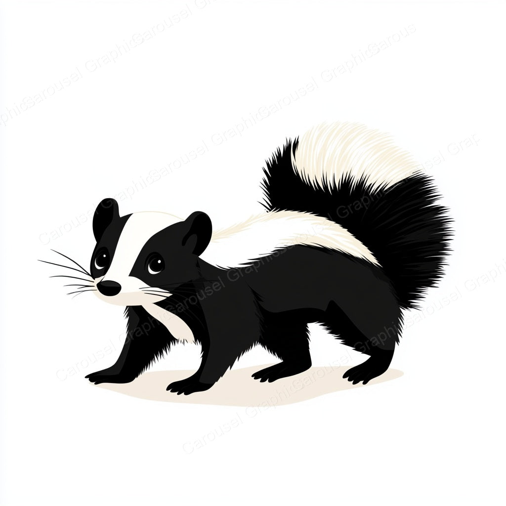 Skunk Vector Graphic preview