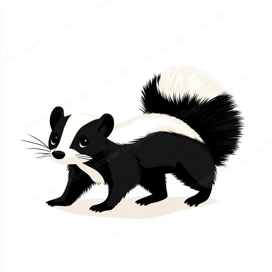 Skunk Vector Graphic preview