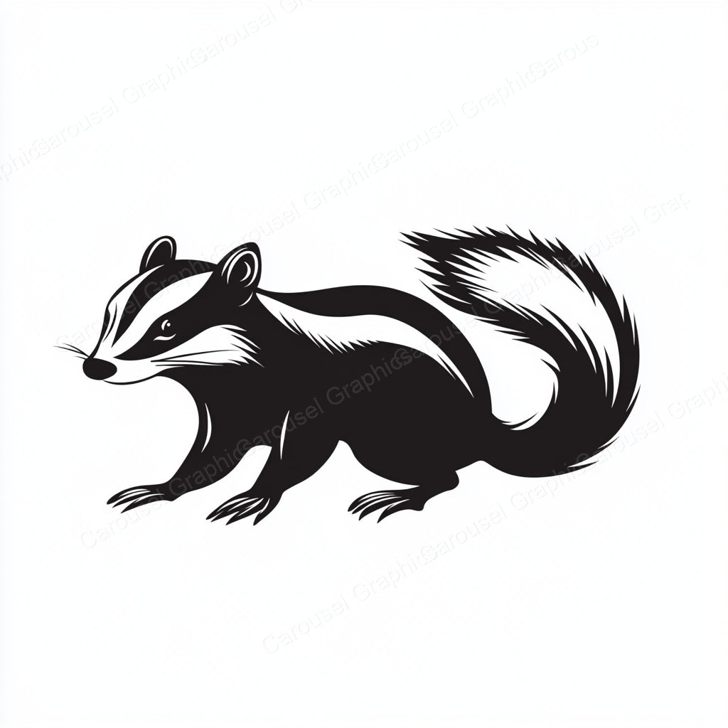 Skunk Vector Graphic preview